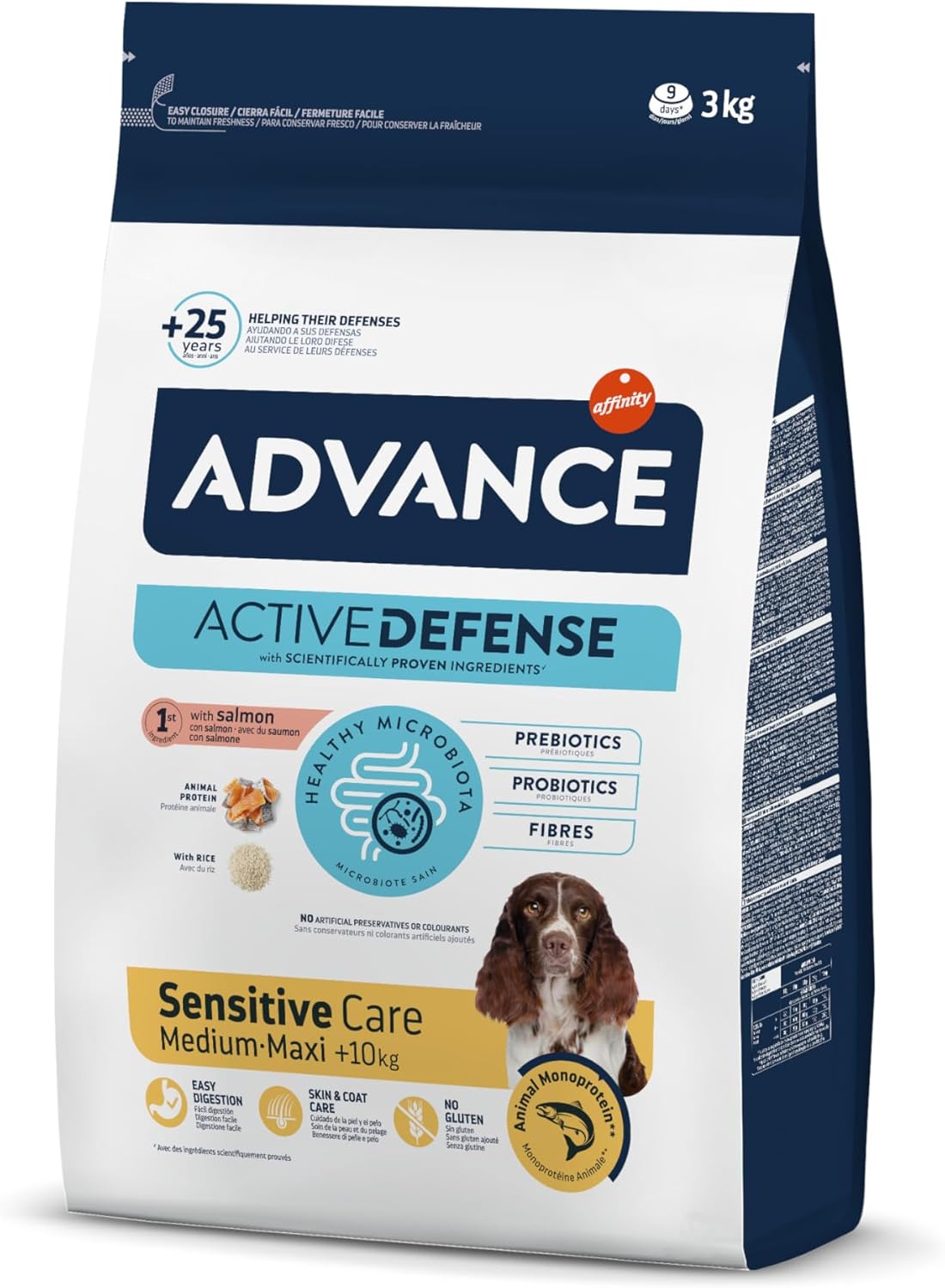 Advance Medium Maxi Sensitive Salmon, Pienso para Perros de Razas Medianas