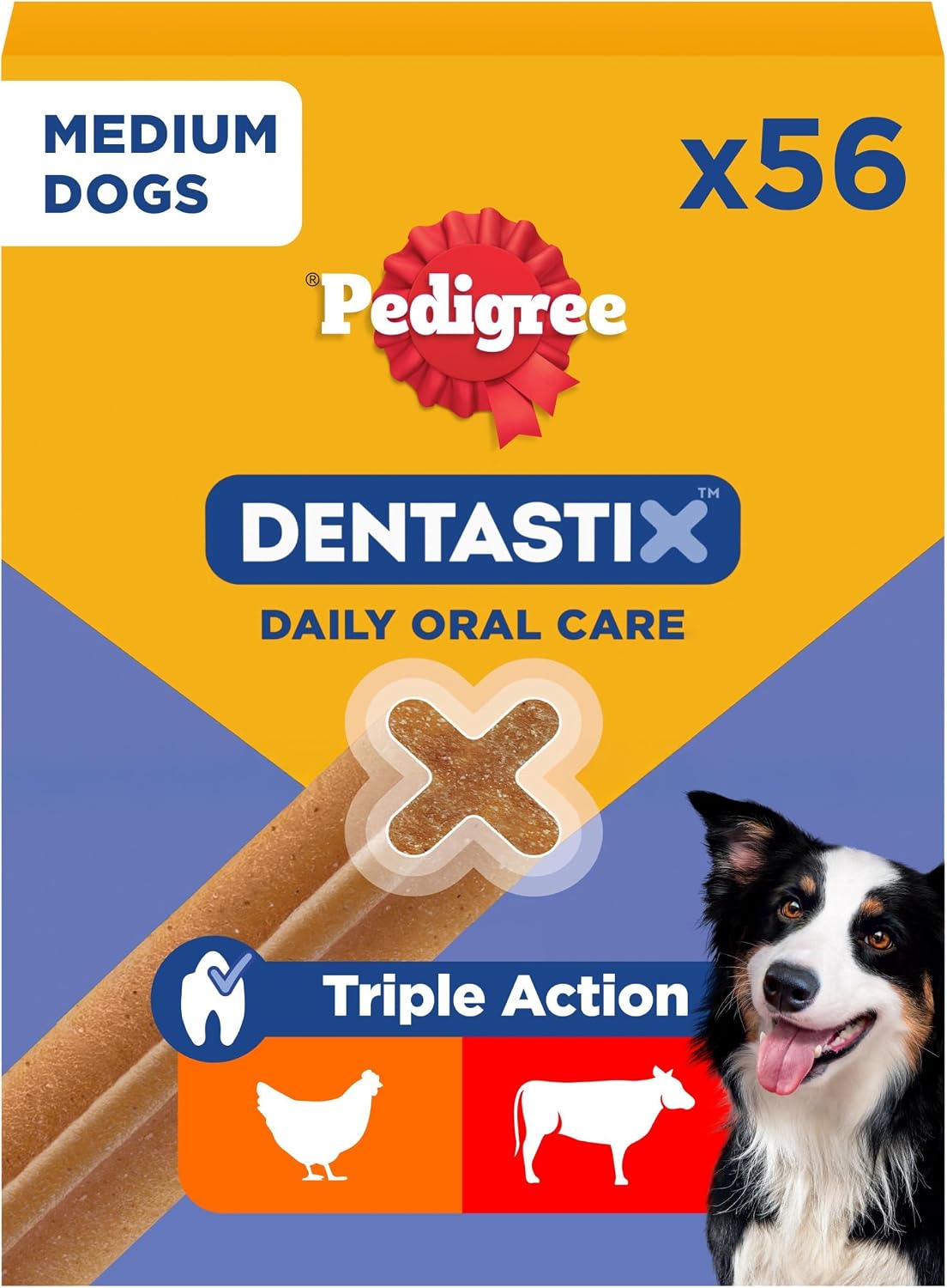 Pedigree Dentastix Snack Dental para la Higiene Oral de Perros Medianos (1 Pack)