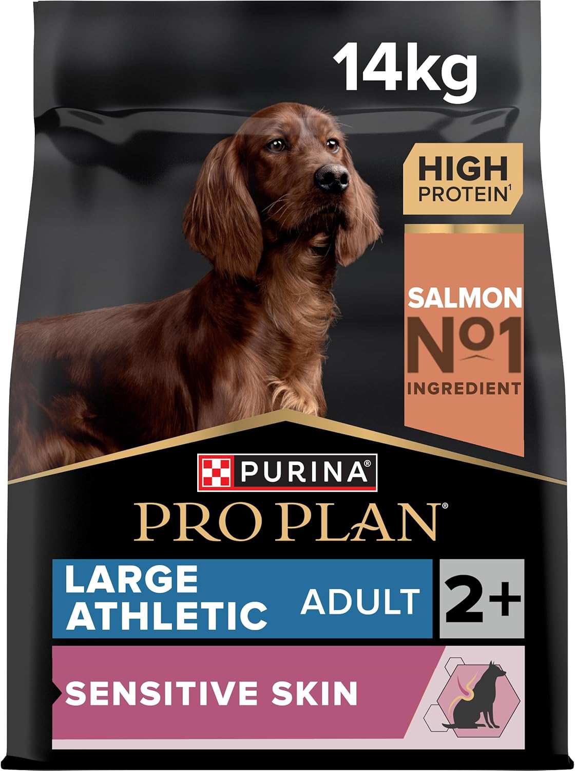 Pro Plan Large Athletic Skin pienso perro Adulto Derma piel y pelaje 14 kg