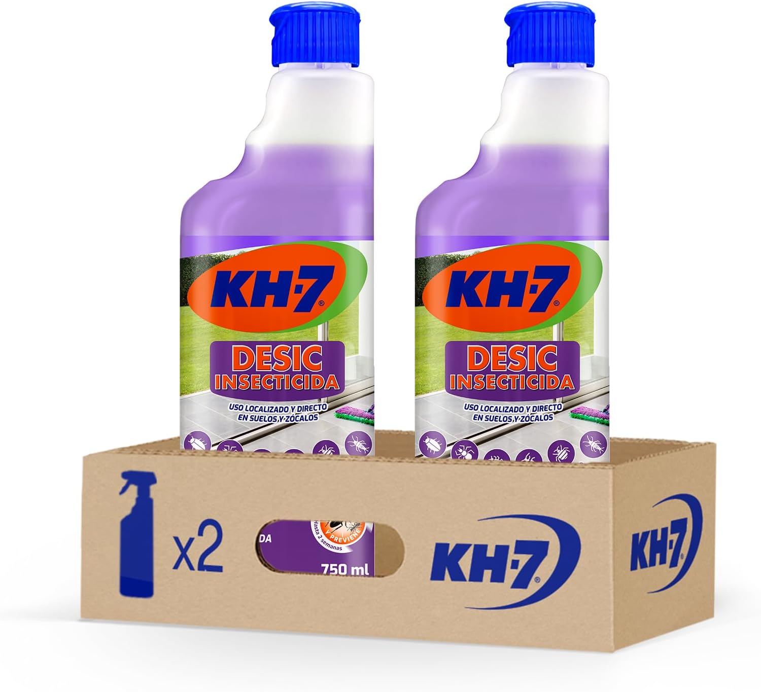 KH-7 Desic Insecticida, Elimina y protege de insectos rastreros tu hogar, Aroma