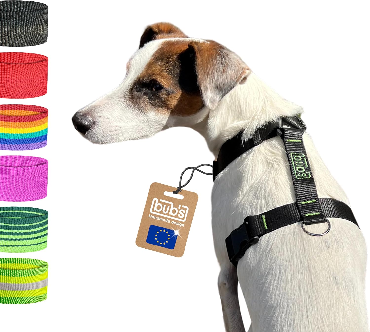 Bub’s® Arnés Perro Mediano Antitirones - Forma de H - Dog Harness, Pechera