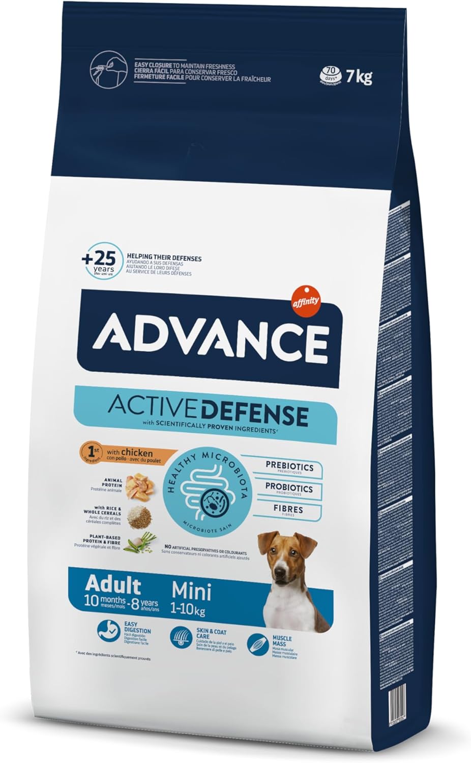 Advance Mini Adult Chicken, Pienso para Perros Adultos de Razas Pequeñas