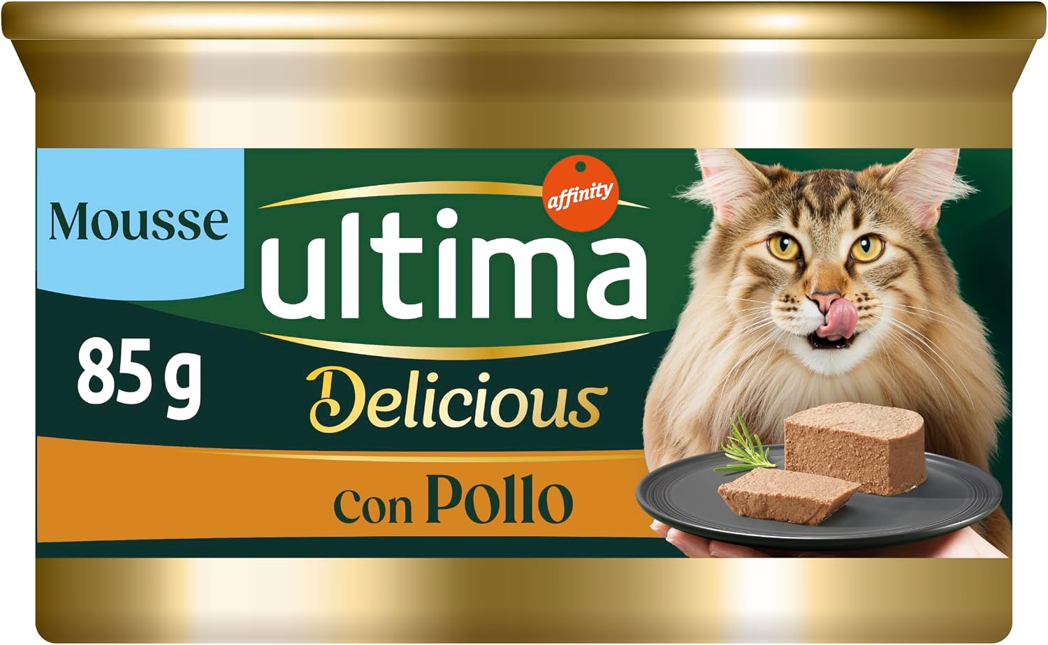 Ultima Fit & Delicious Comida Húmeda para Gatos - Mousse con Pollo: 24 latas