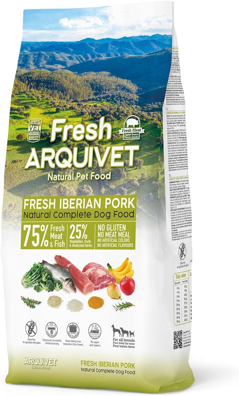 Arquivet Fresh Iberian Pork 10Kg - Pienso Semihúmedo