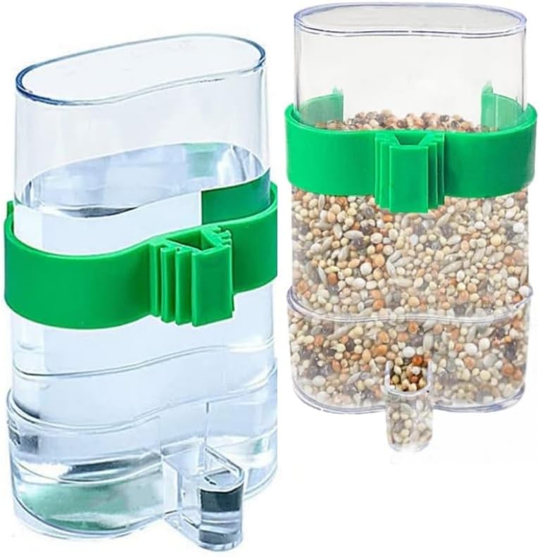 Alimentador automático para pájaros, Dispensador de Agua de Jaula