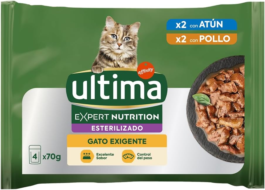Ultima Expert Nutrition Comida Húmeda para Gatos Esterilizados - Apetito