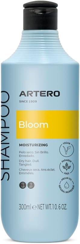 Artero Bloom. Champú para Perros con Aceite de Argán, Ideal para Perros de Pelo