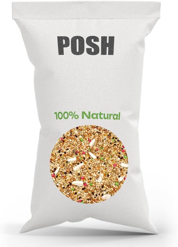 10 kg de comida para loros pequeños, mezcla premium con sésamo, mijo, cardo