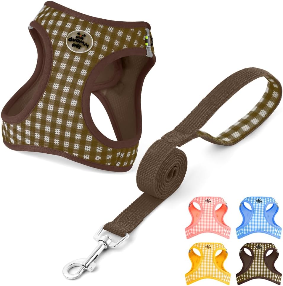 OFFCUP Arnés para Perro y Conjunto de Correa, Arnés Antitirones Reflectante
