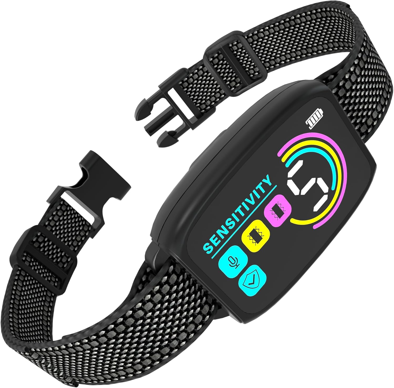Meloive Collar Antiladridos para Perro,Collar Vibración Recargable