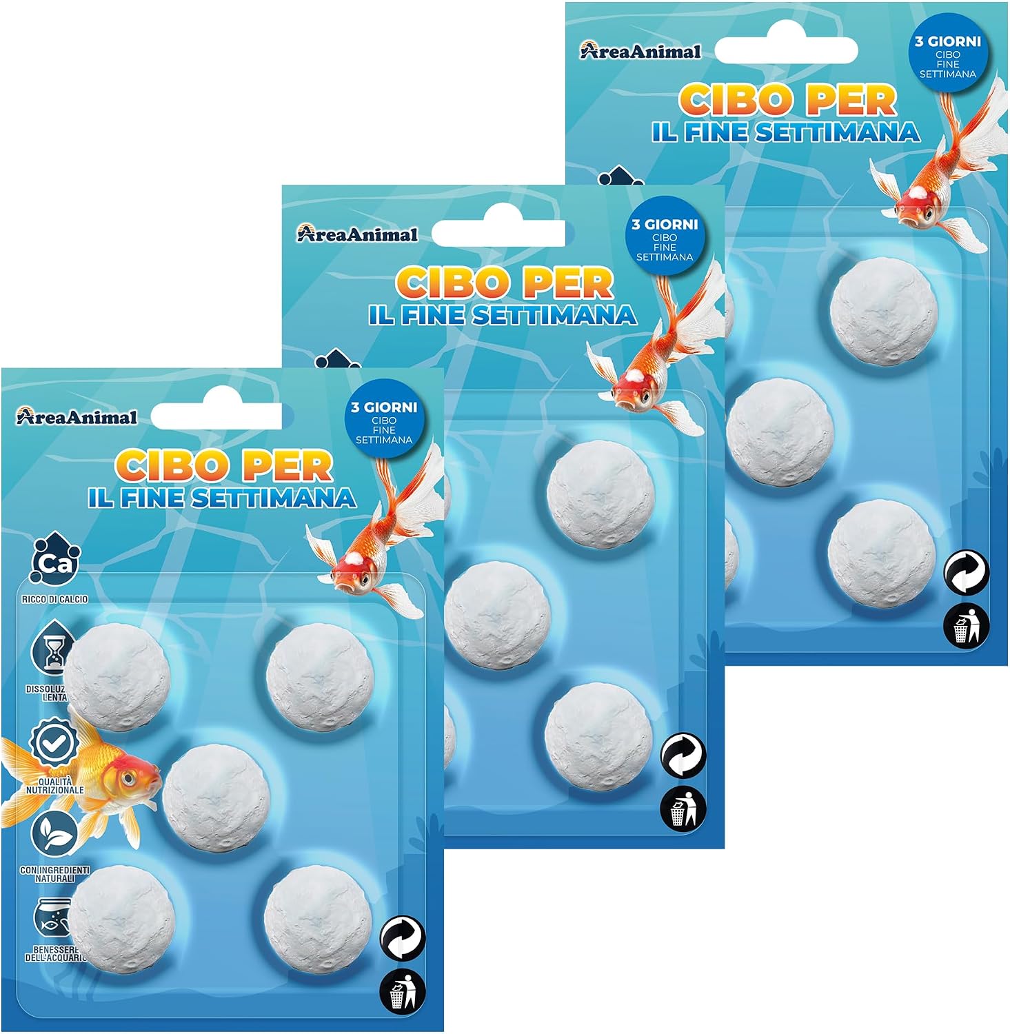 Comida Peces Vacaciones, 15pcs Alimento Peces Vacaciones, Pastillas Peces Fin