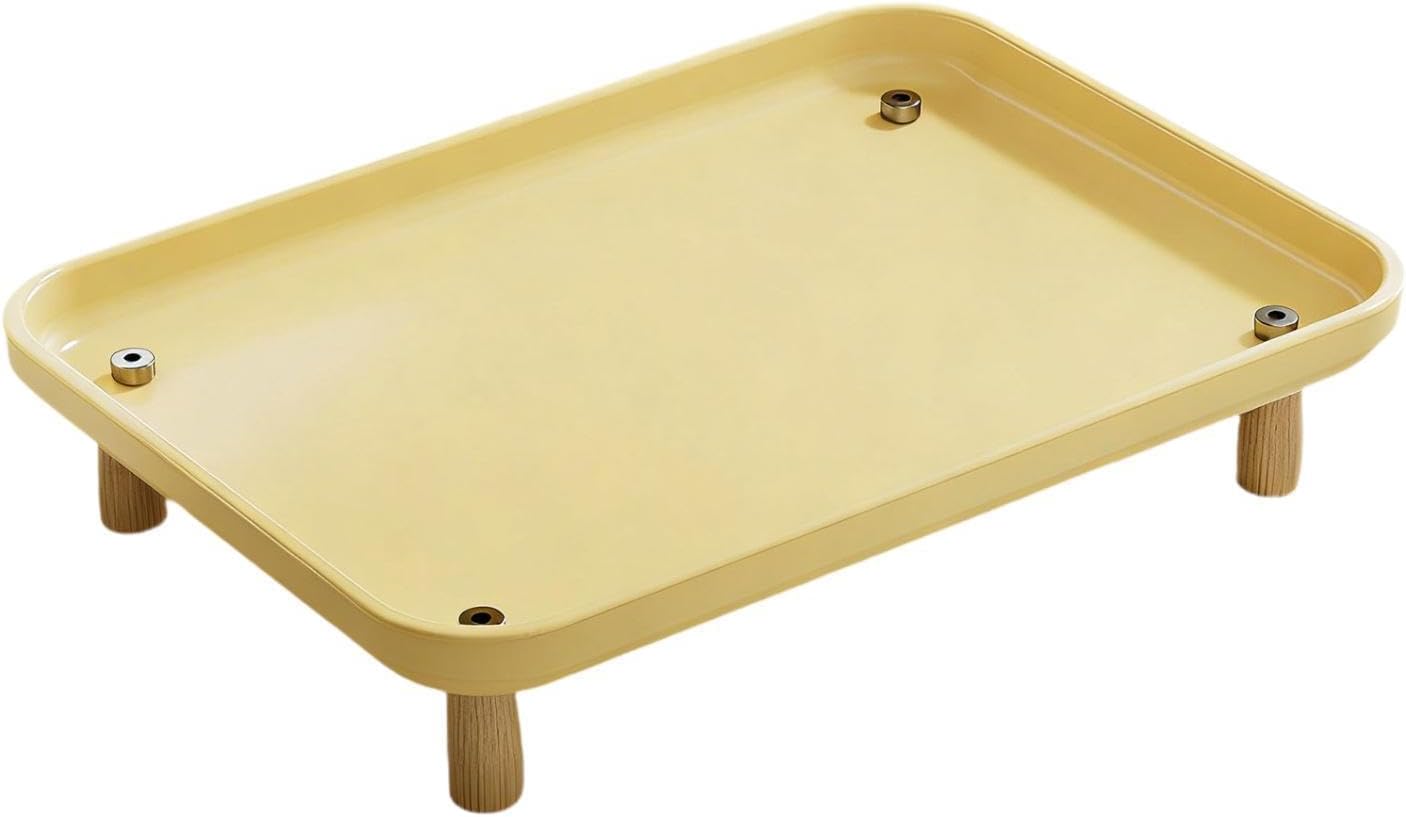 Soporte elevado para cuencos para perros, comedero ergonómico de madera