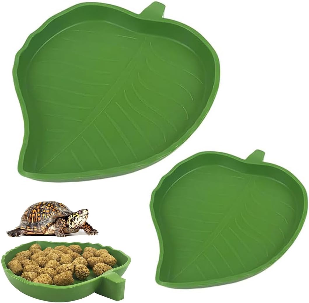 2 Piezas Bebedero Tortugas De Tierra, Antideslizante Y Fácil De Limpiar